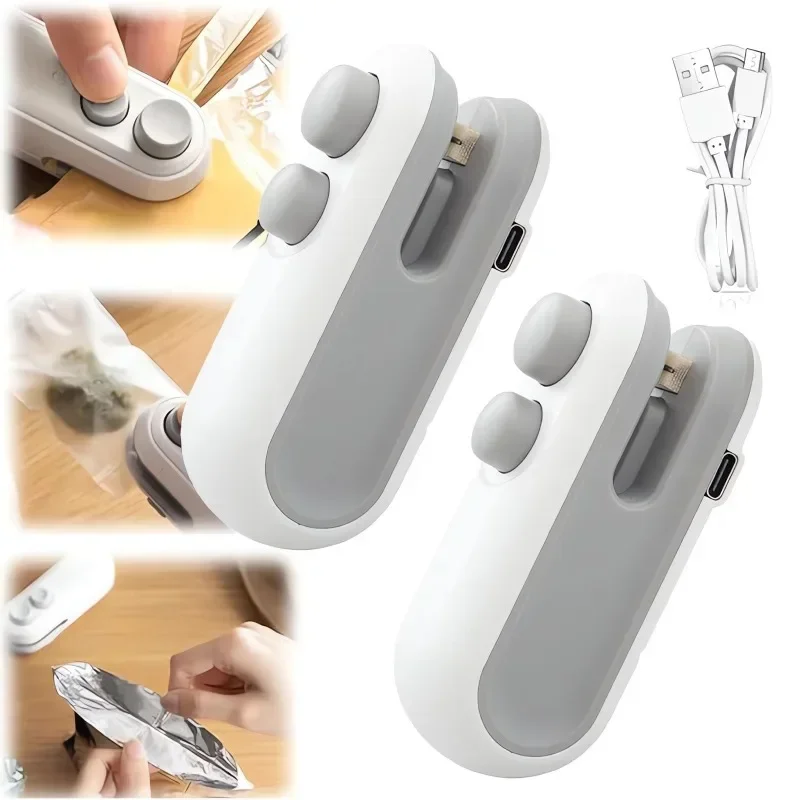 Food Storage Vacuum Sealer Machine - Mini Sealer 2 in 1 Sealing