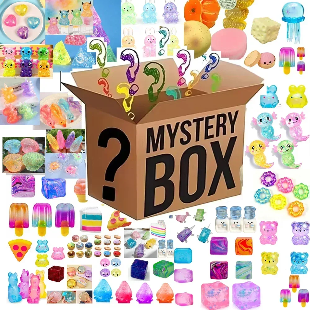 Food Storage Plastic Boxes - 120+ Mystery Fidget Toy Blind Box