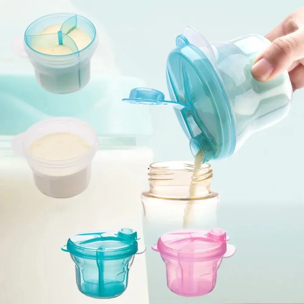 Food Storage Containers B&M - 3-grid Portable Formula Dispenser for Infant