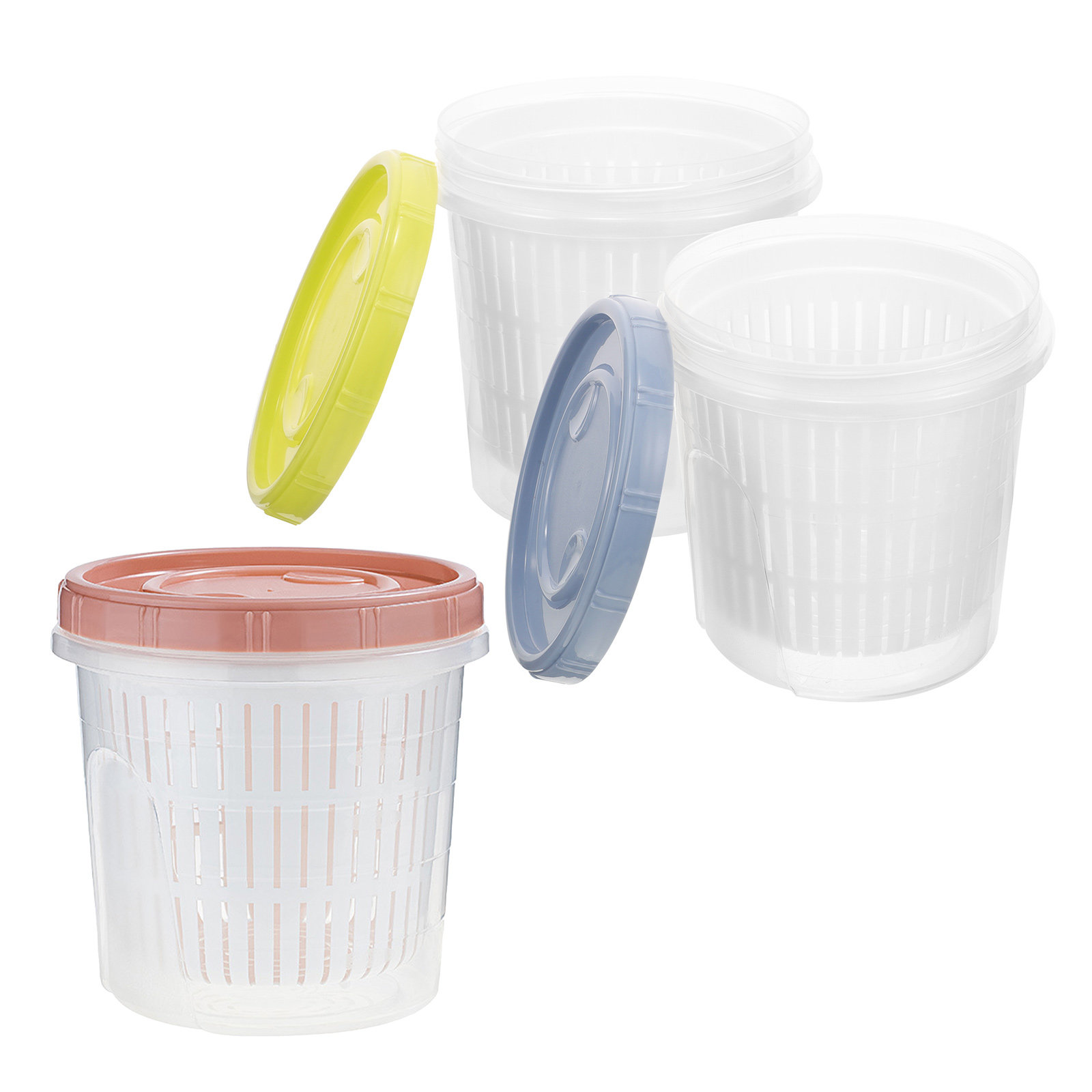 Food Storage Jars & Containers - 3Pcs Pickle Container Sealed Storage Jar