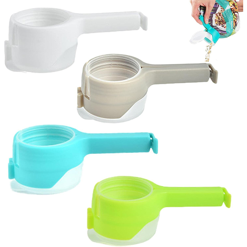 Food Storage Zip Lock Bags - Kitchen Bag Clips For Food Storage