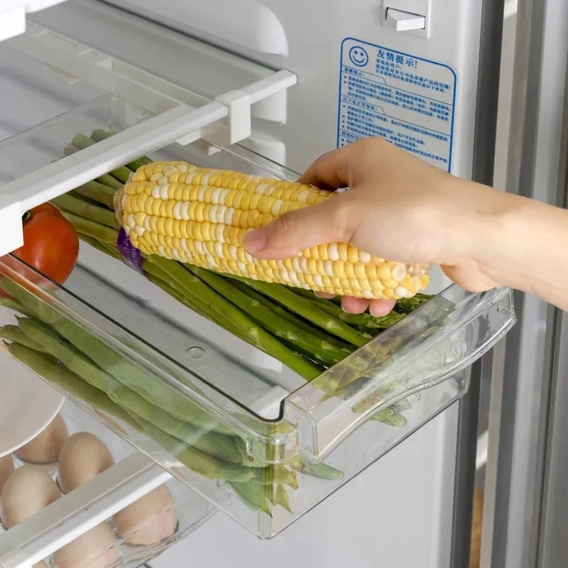 Hanging Pull Out Fridge Drawer - Food Storage Quart 评论和价格