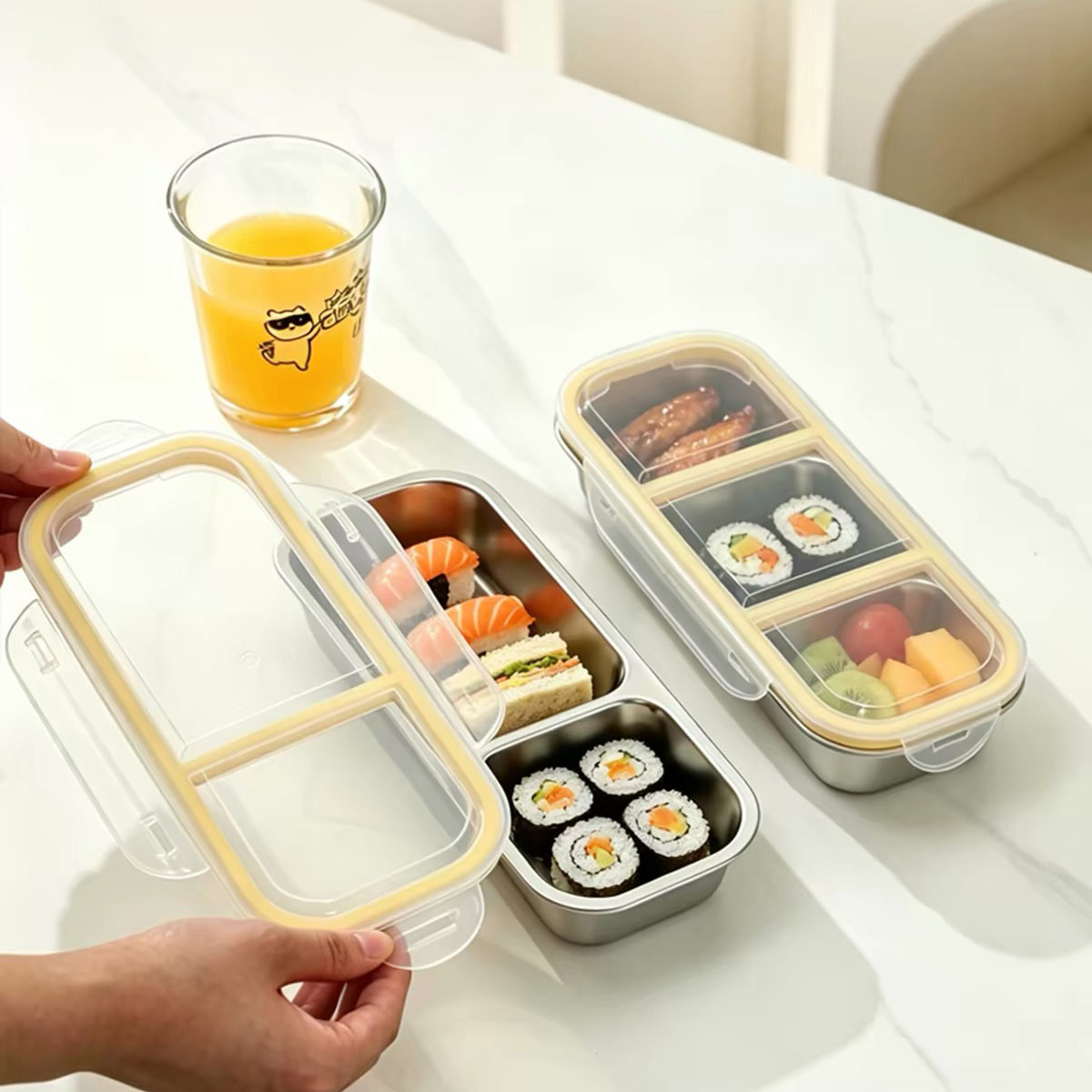 Stainless Steel Food Storage B - Food Storage Quart 评论和价格