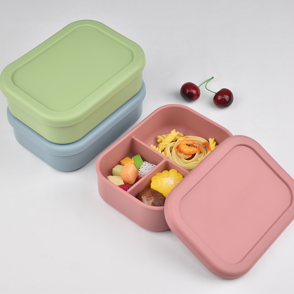 3-Compartment Food Grade Silic - Food Storage Containers B&M 评论和价格