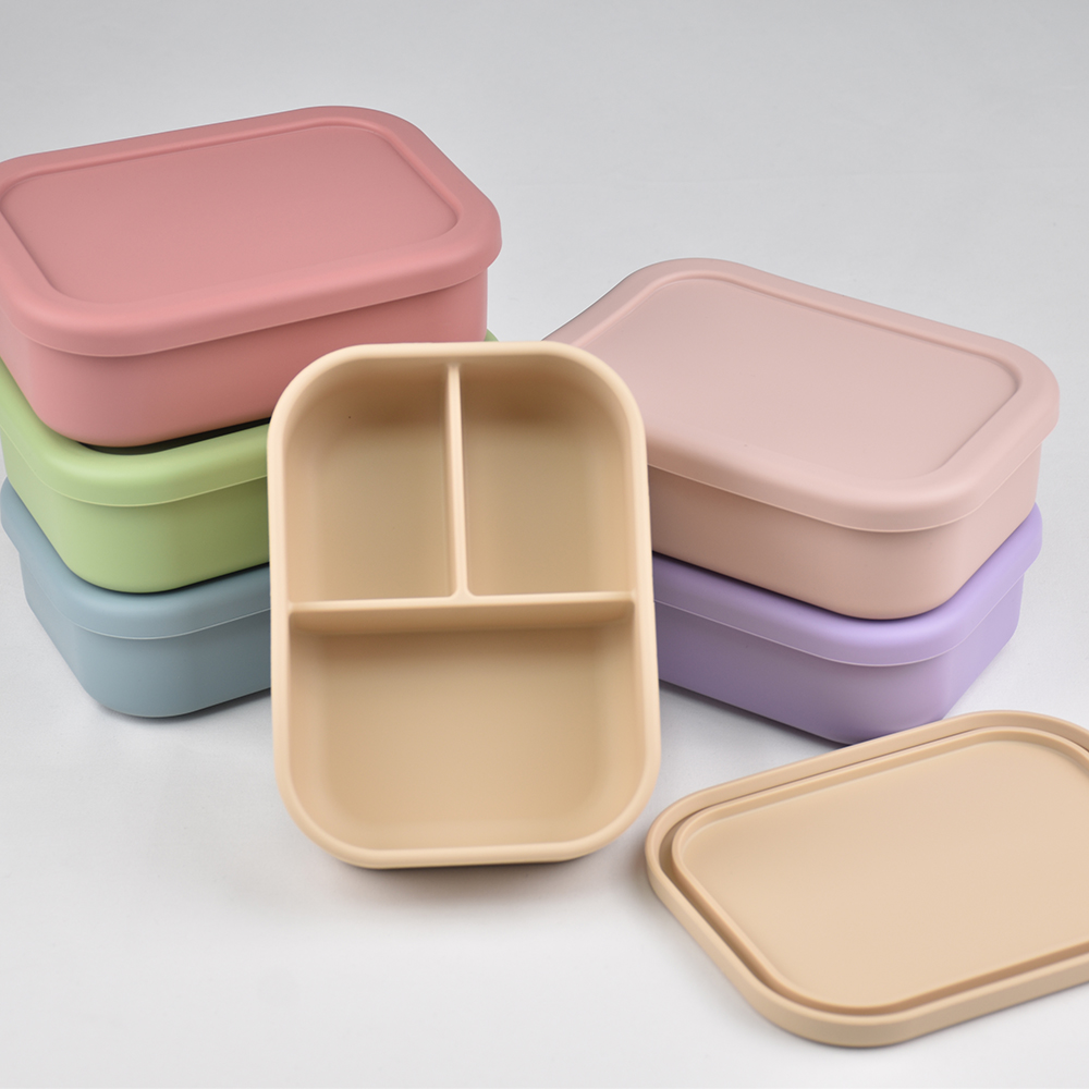 3-Compartment Food Grade Silic - Food Storage Containers B&M 评论和价格