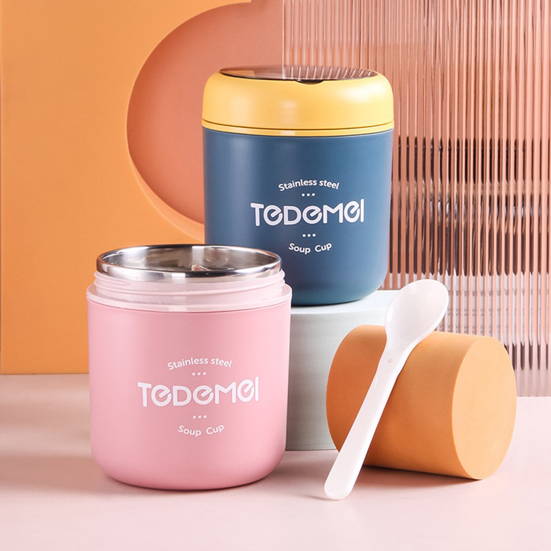Stainless Steel Vaccum Cup Sou - Food Storage Thermos 评论和价格