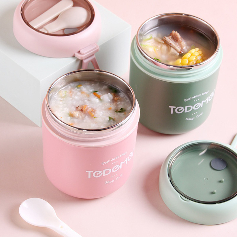 Stainless Steel Vaccum Cup Sou - Food Storage Thermos 评论和价格