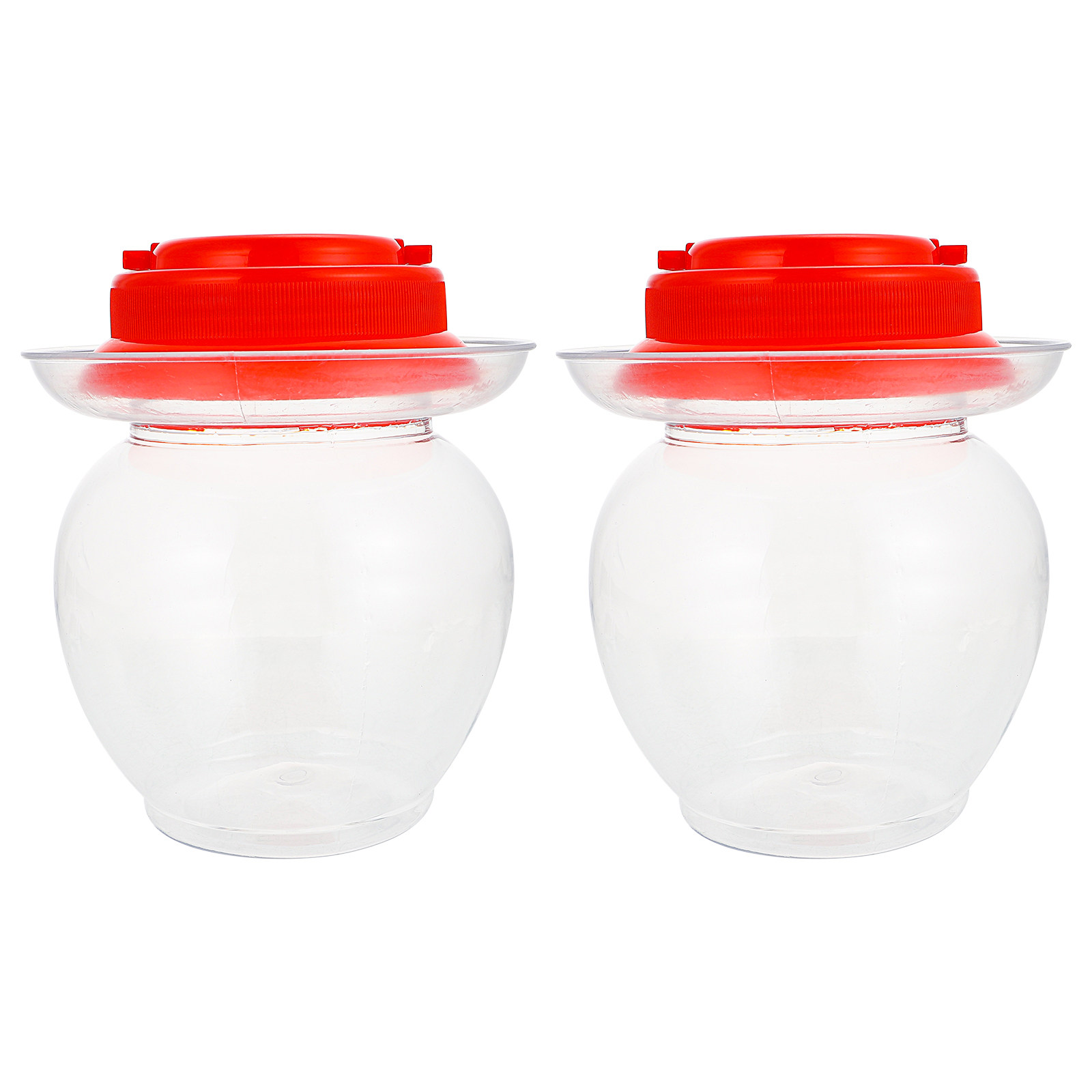 2Pcs Pickle Jar Household Plas - Food Storage Jars & Containers 评论和价格