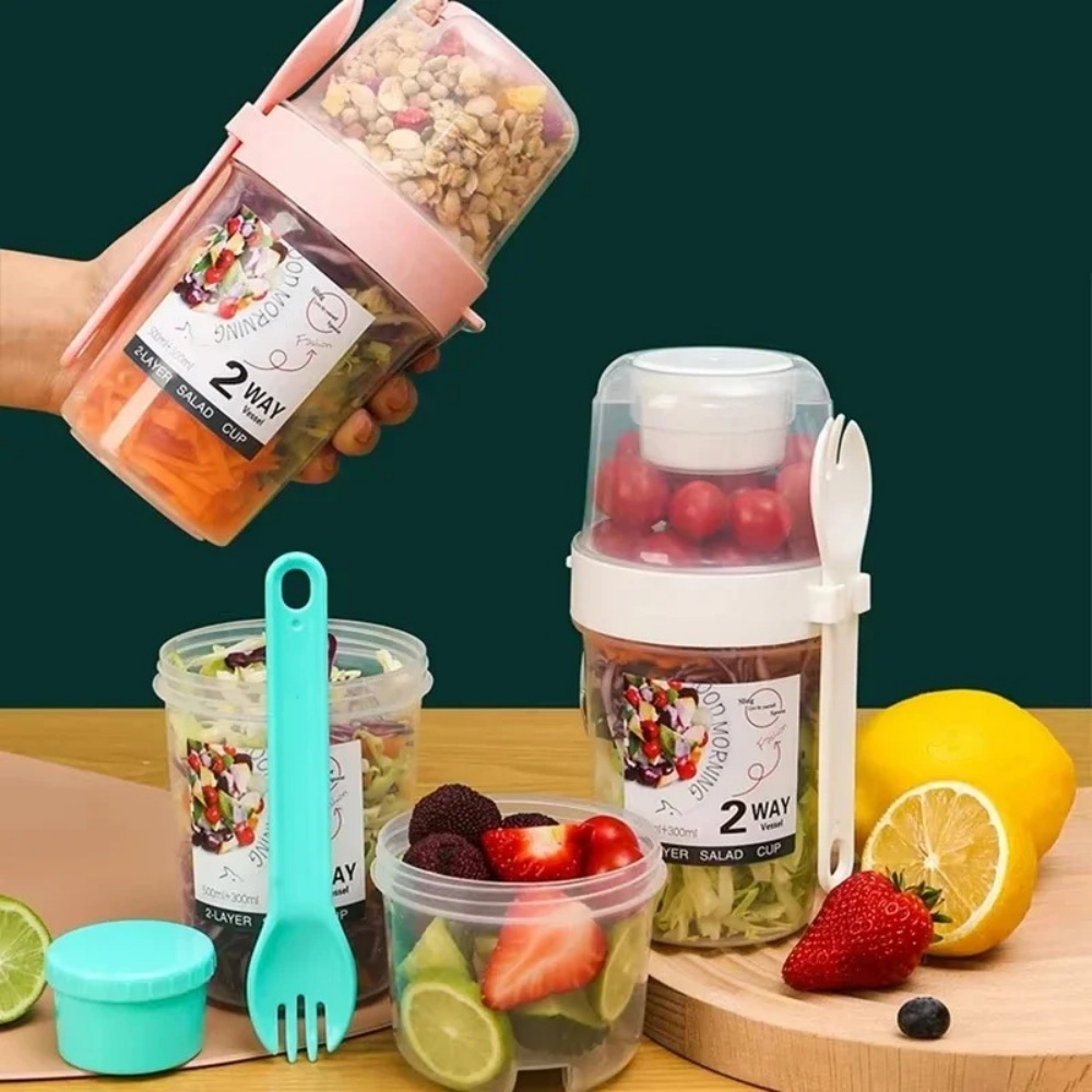 Portable Salad Cup Breakfast C - Food Storage Thermos 评论和价格