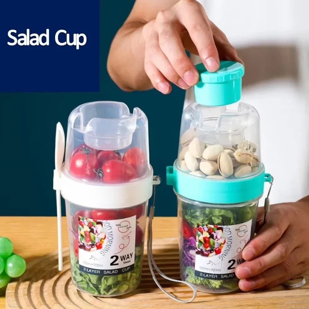 Portable Salad Cup Breakfast C - Food Storage Thermos 评论和价格