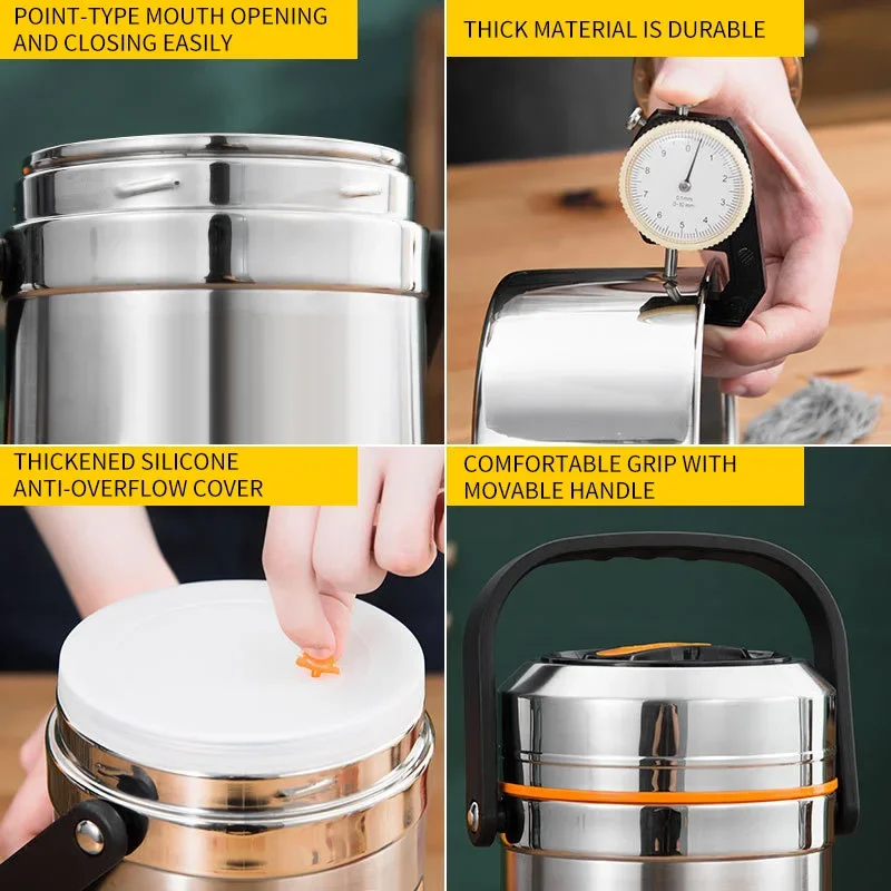 Stainless Steel Vacuum Thermal - Food Storage Thermos 评论和价格