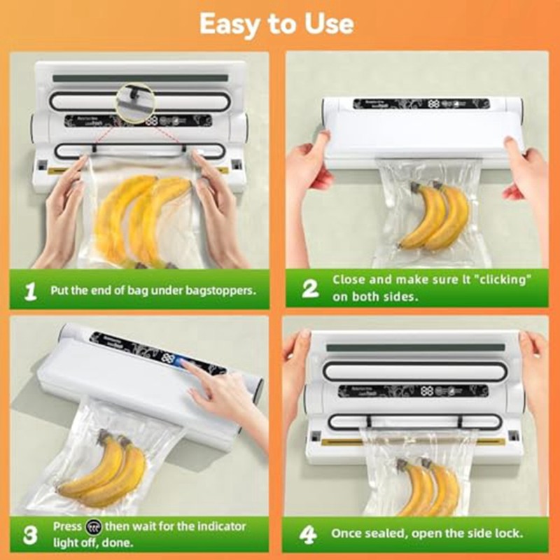 M10K Food Vacuum Sealer Machin - Food Storage Vacuum Sealer Machine 评论和价格