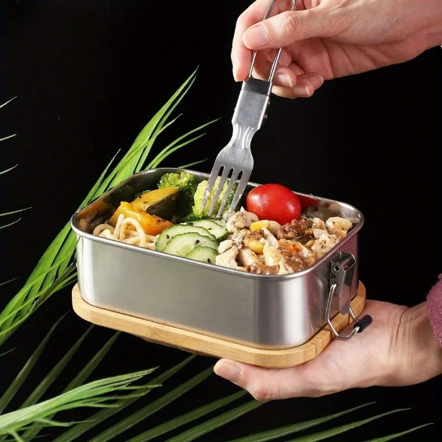 New 304 Stainless Steel Bamboo - Food Storage Quart 评论和价格