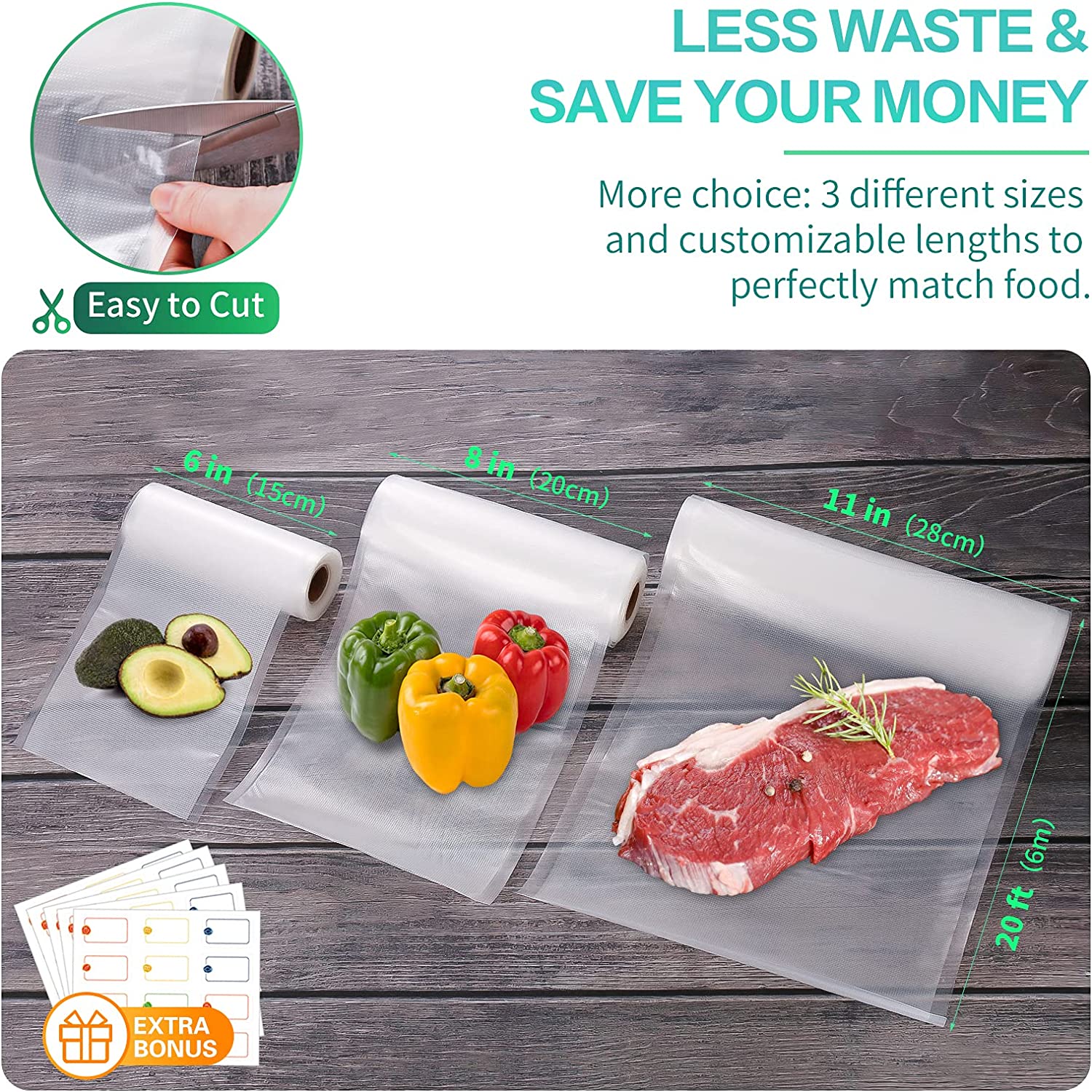 Kitchen Bags For Vacuum Food V - Food Storage Vacuum 评论和价格
