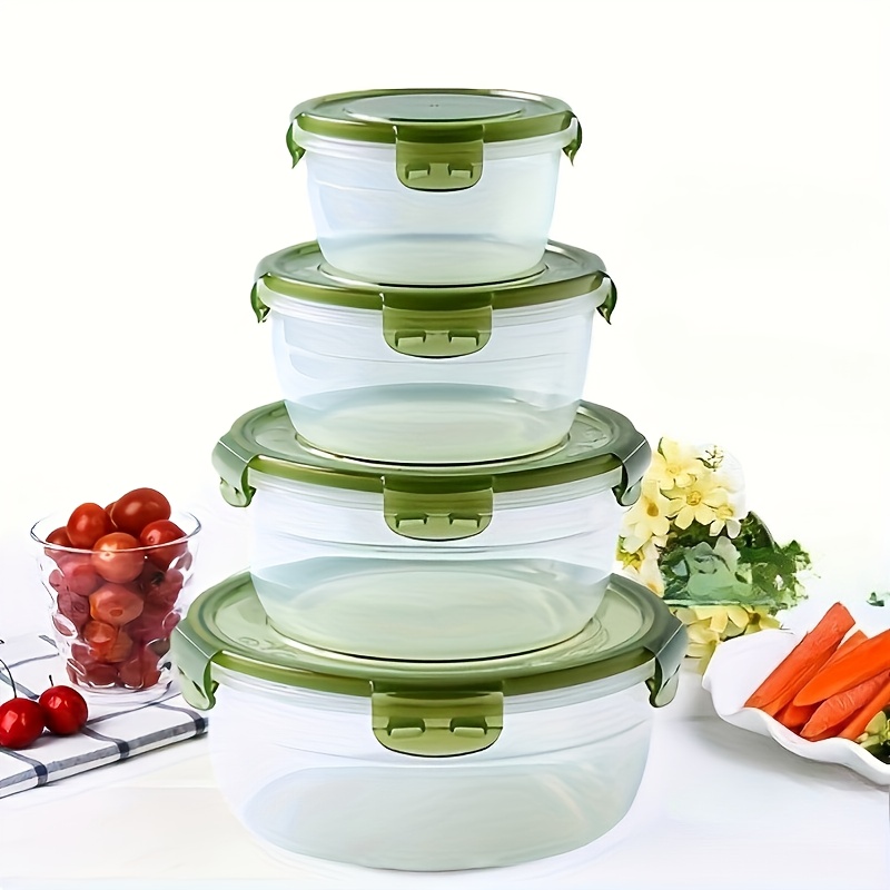 4 Plastic Food Storage Contain - Food Storage Plastic Boxes 评论和价格