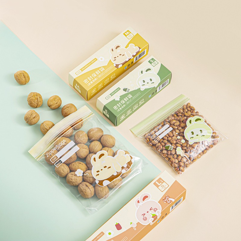 S/M/L Reusable Zip Lock Bag Fo - Food Storage Zip Lock Bags 评论和价格
