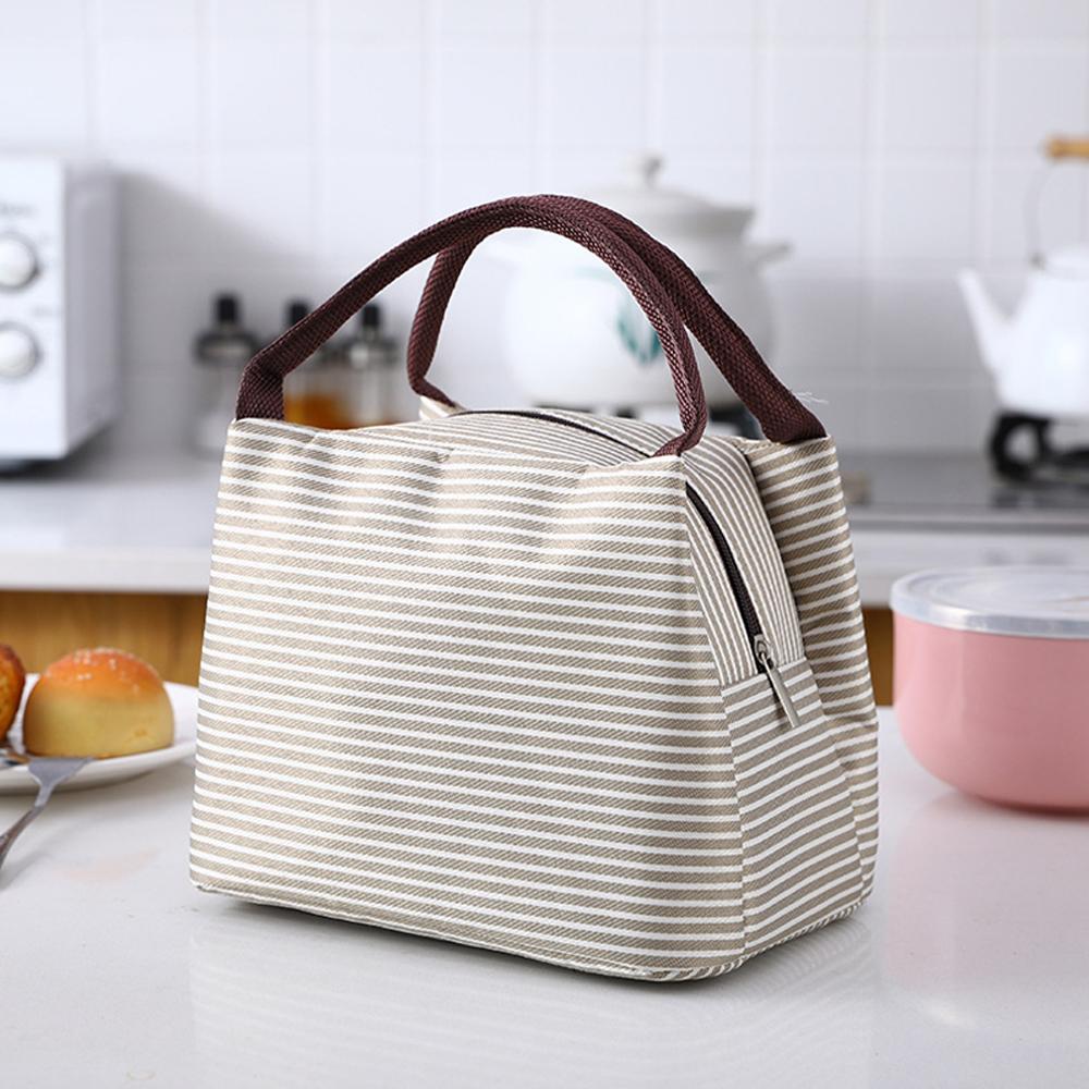 Stripes Lunch Bag For Women Is - Food Storage Thermos 评论和价格