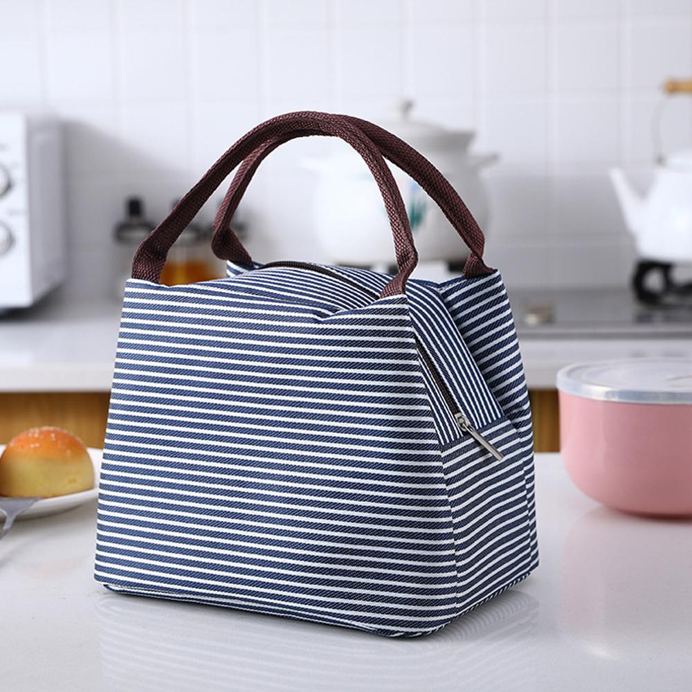 Stripes Lunch Bag For Women Is - Food Storage Thermos 评论和价格