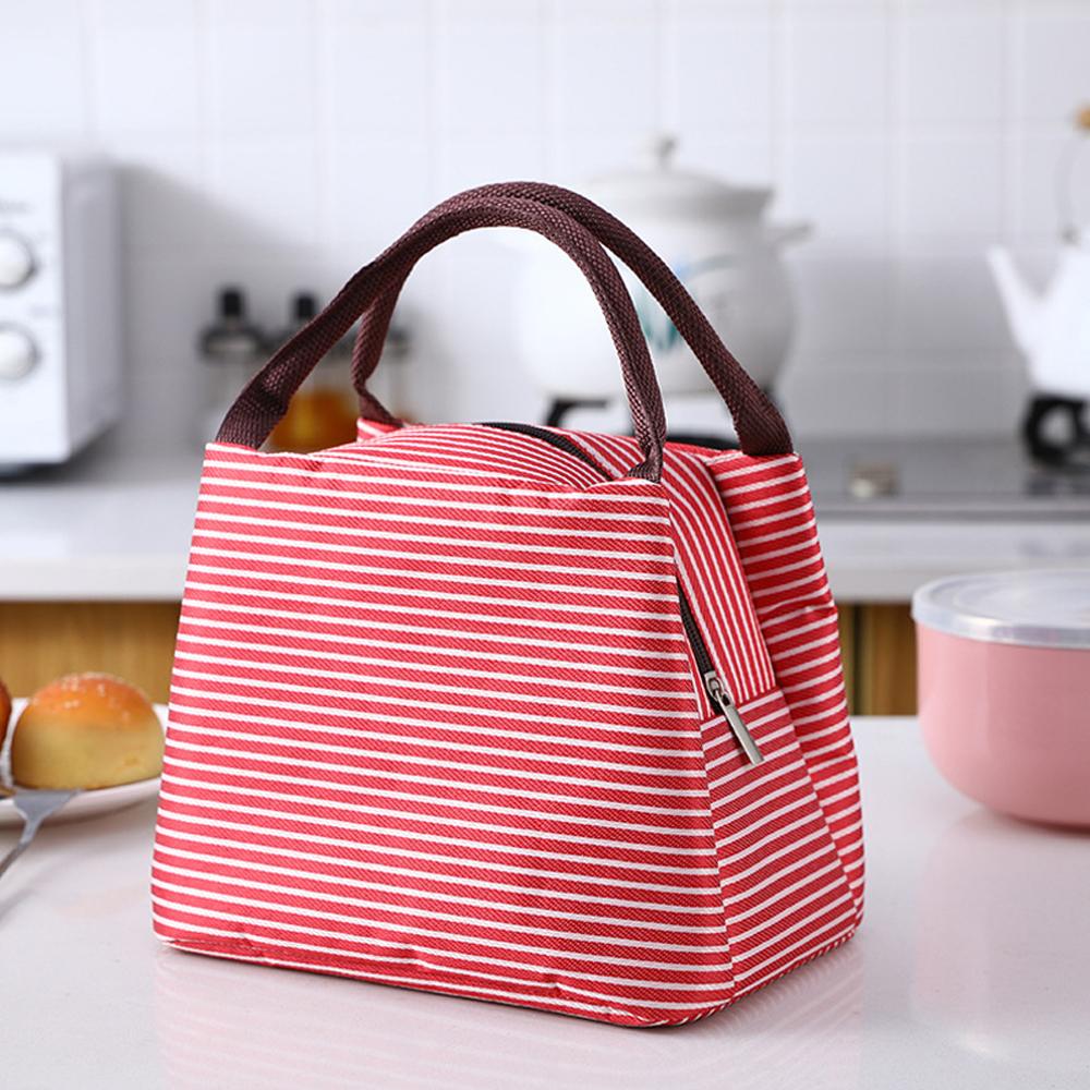 Stripes Lunch Bag For Women Is - Food Storage Thermos 评论和价格