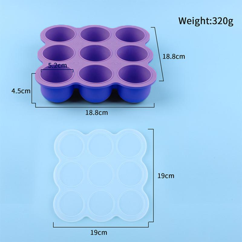 Baby Food Silicone Container 9 - Food Storage Containers B&M 评论和价格