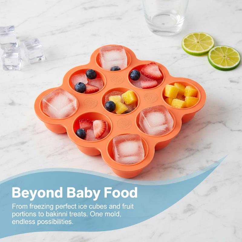 Baby Food Silicone Container 9 - Food Storage Containers B&M 评论和价格