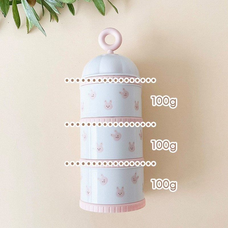 Cute Bear Milk Powder Box Baby - Food Storage Containers B&M 评论和价格