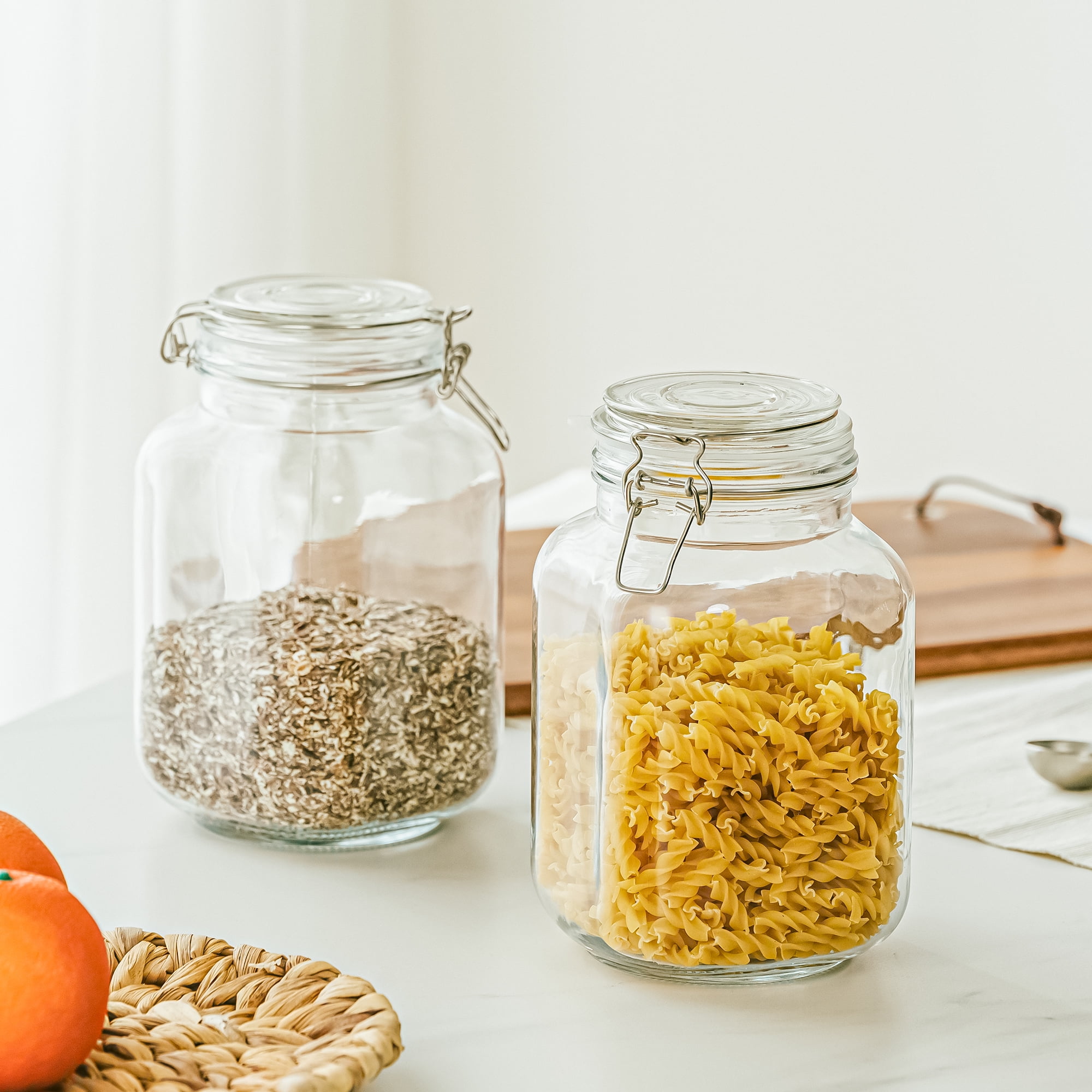 67 oz Glass Airtight Food Stor - Food Storage Jars & Containers 评论和价格