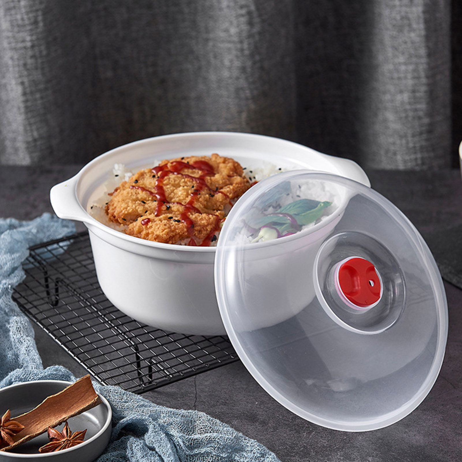 Professional Lunch Box Round F - Food Storage Plastic Boxes 评论和价格