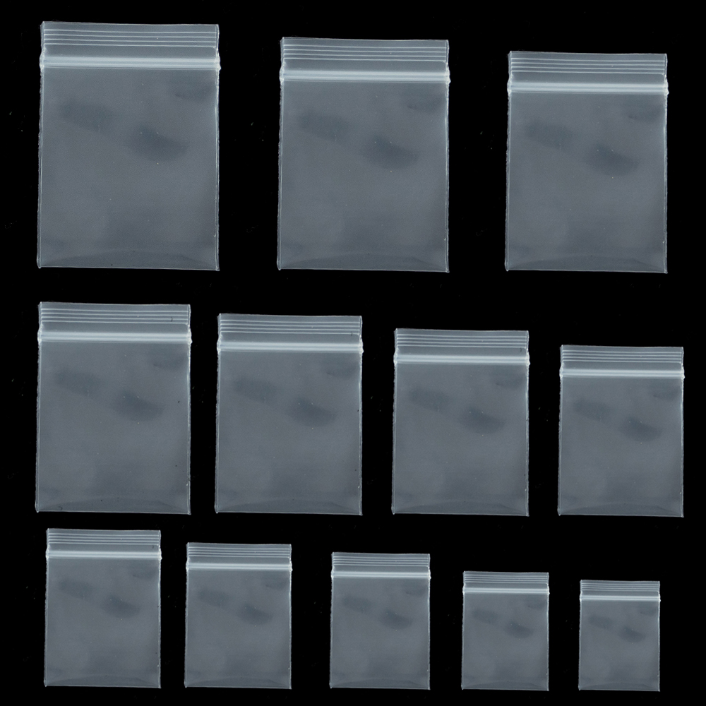 100Pieces Transparent Mini Sma - Food Storage Zip Lock Bags 评论和价格