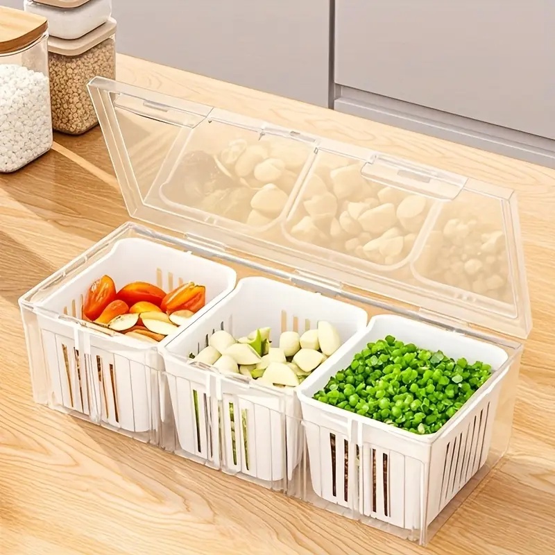 1pc Compartment Food Storage C - Food Storage Quart 评论和价格