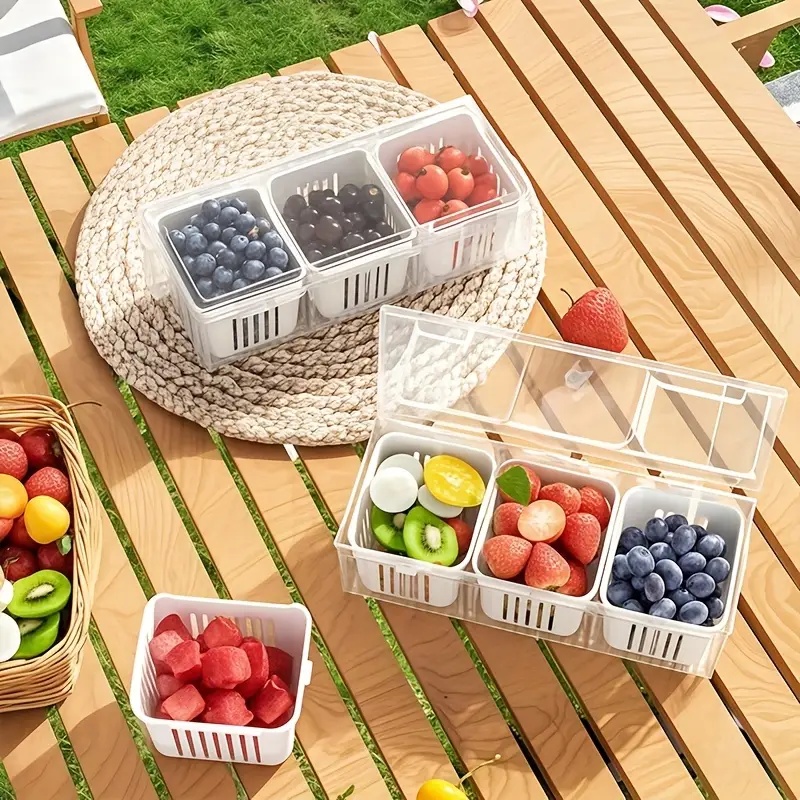 1pc Compartment Food Storage C - Food Storage Quart 评论和价格