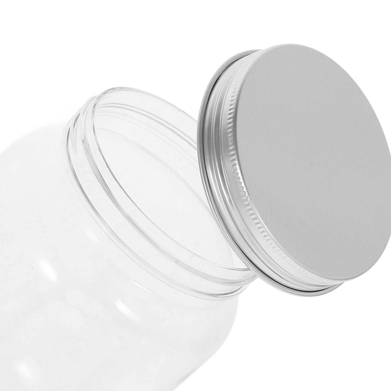 4Pcs Clear Plastic Storage Jar - Food Storage Jars & Containers 评论和价格