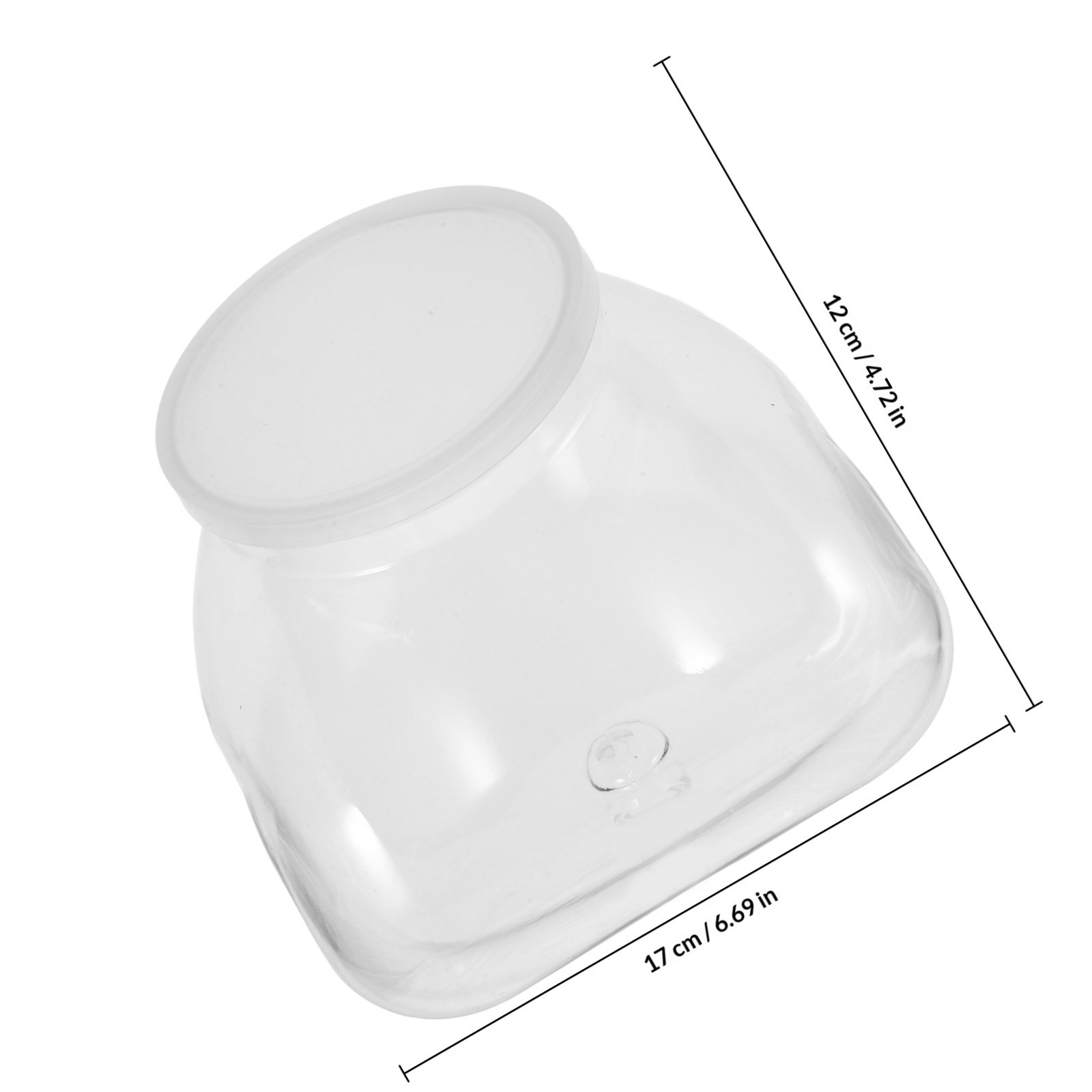 Wide Mouth Transparent Plastic - Food Storage Jars & Containers 评论和价格