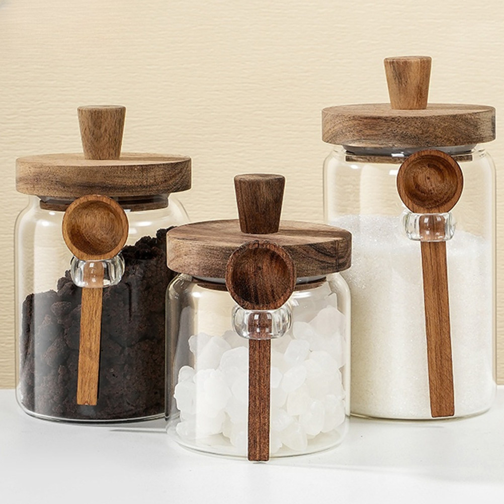 Transparent Glass Food Storage - Food Storage Jars & Containers 评论和价格