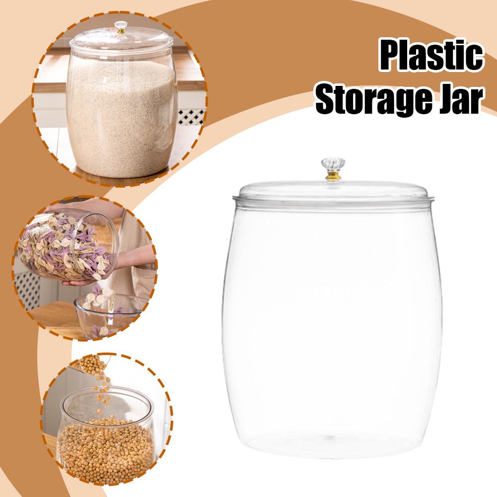 Large Transparent Plastic Seal - Food Storage Jars & Containers 评论和价格