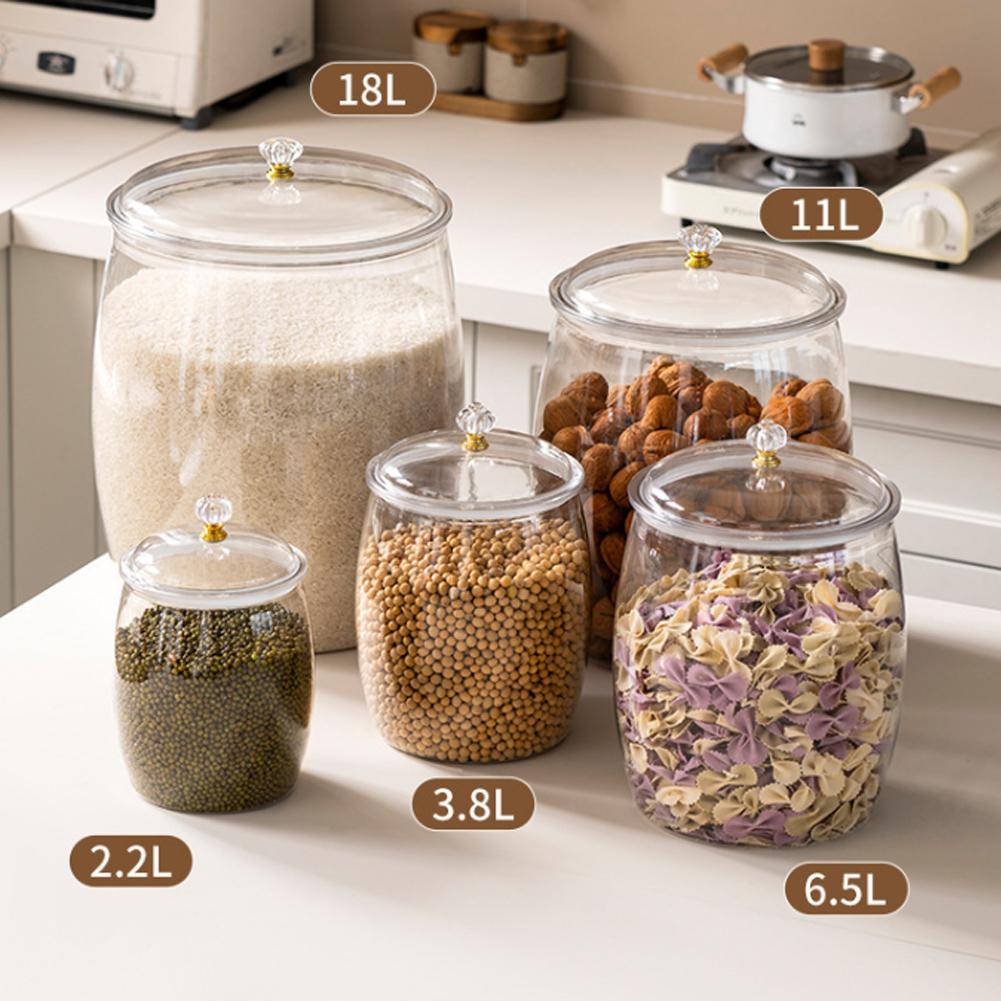 Large Transparent Plastic Seal - Food Storage Jars & Containers 评论和价格