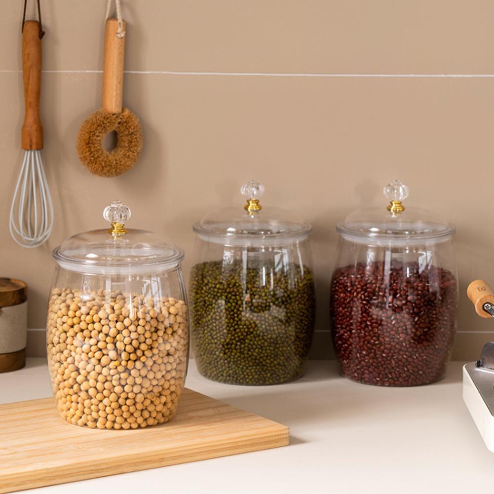 Large Transparent Plastic Seal - Food Storage Jars & Containers 评论和价格
