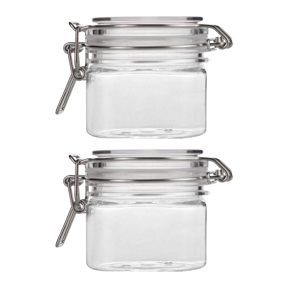 2Pcs Sealed Storage Jars Trans - Food Storage Jars & Containers 评论和价格