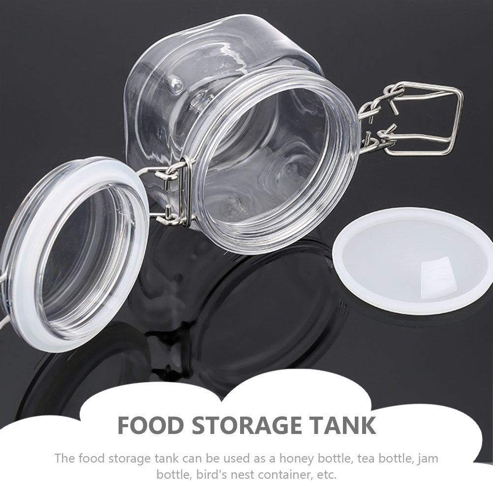 2Pcs Sealed Storage Jars Trans - Food Storage Jars & Containers 评论和价格