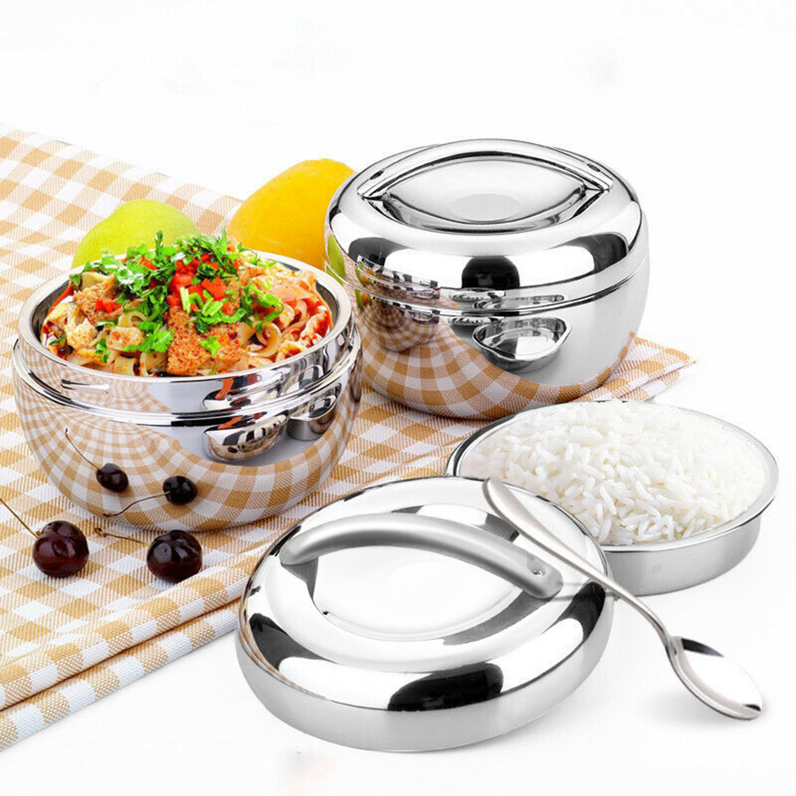 Stainless Steel Insulated Ther - Food Storage Thermos 评论和价格