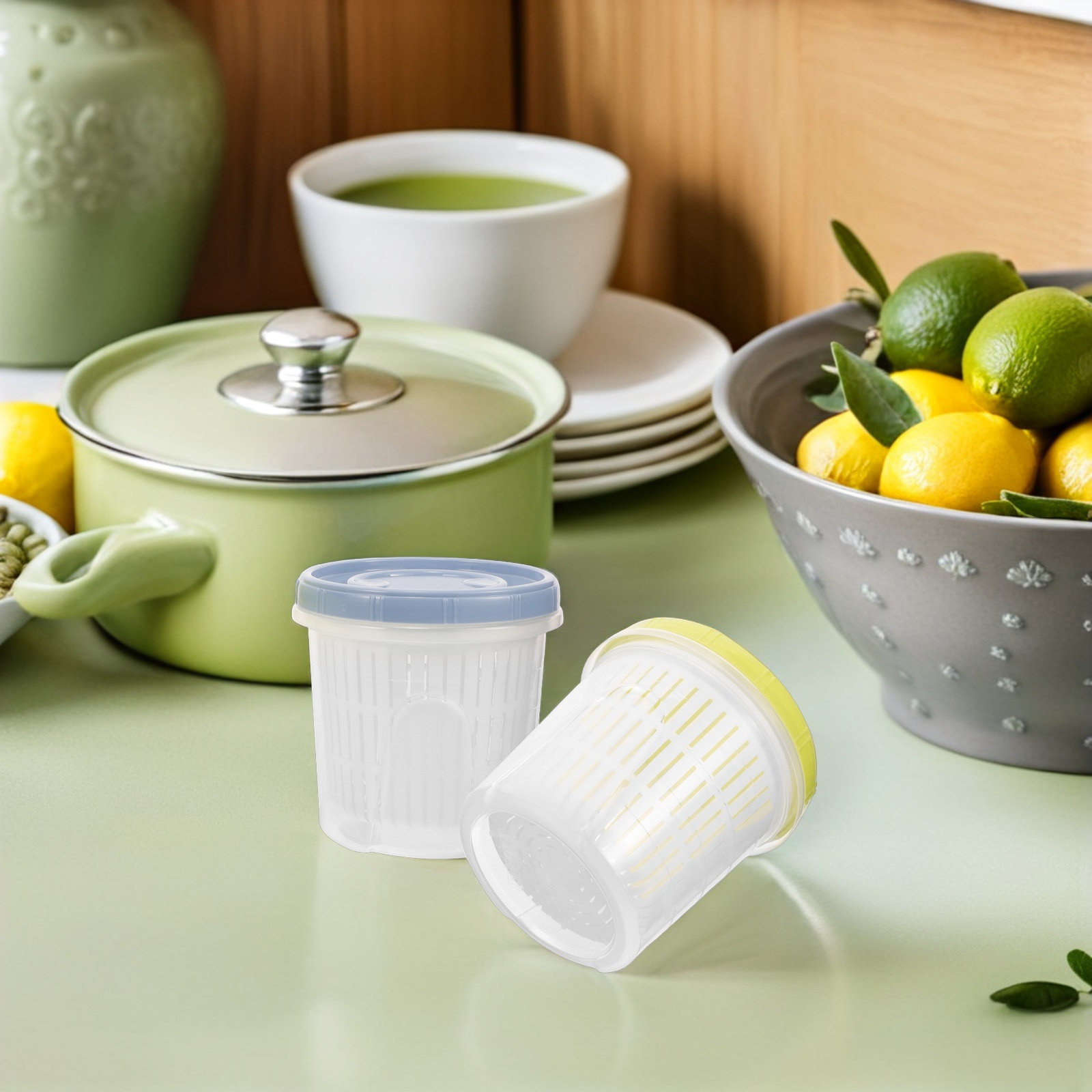 3Pcs Pickle Container Sealed S - Food Storage Jars & Containers 评论和价格