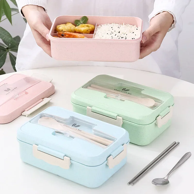 Microwave Lunch Box Wheat Stra - Food Storage Containers B&M 评论和价格