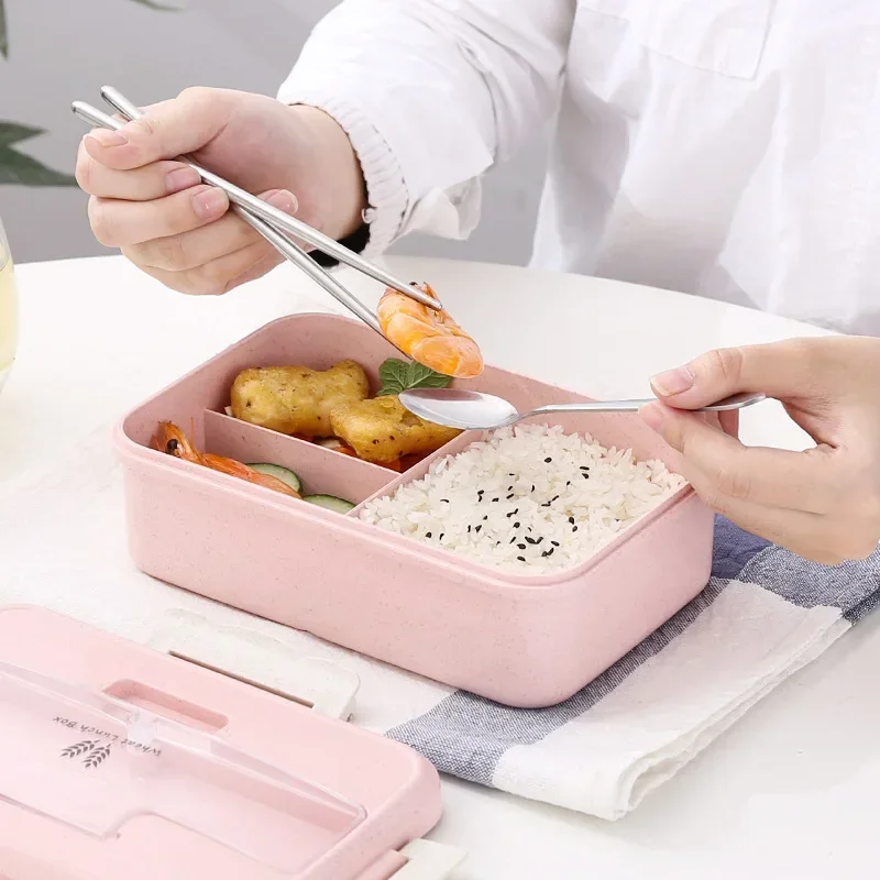 Microwave Lunch Box Wheat Stra - Food Storage Containers B&M 评论和价格