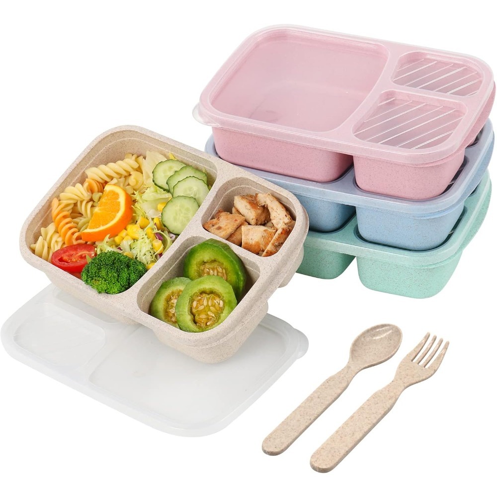 1 Bento Box Lunch Box for Kids - Food Storage Containers B&M 评论和价格