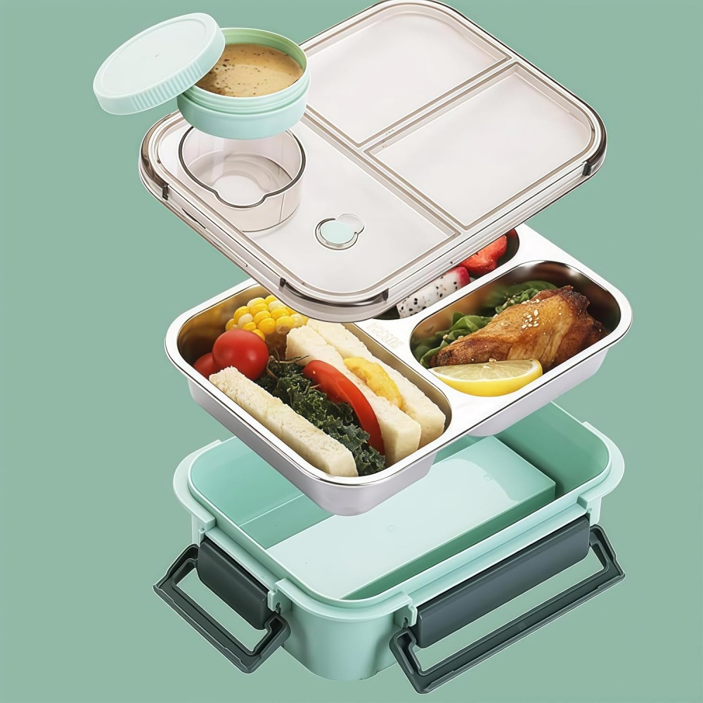 850ml Portable Lunch Boxes for - Food Storage Thermos 评论和价格