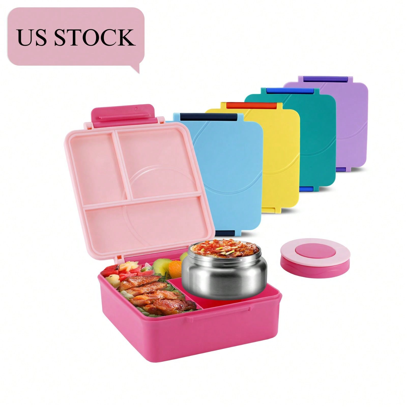 Leak Proof Bento Lunch Box Mod - Food Storage Thermos 评论和价格