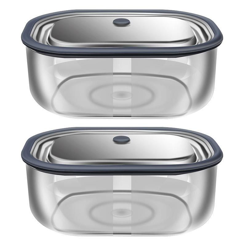 High Borosilicate Glass Rectan - Food Storage Quart 评论和价格