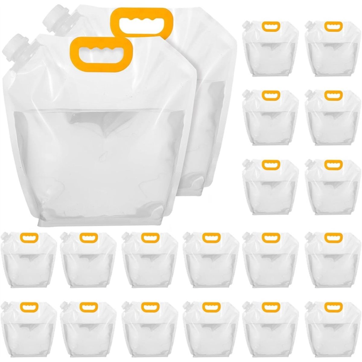 T22C 20 Pcs 1.3 Gallon Foldabl - Food Storage Emergency 评论和价格