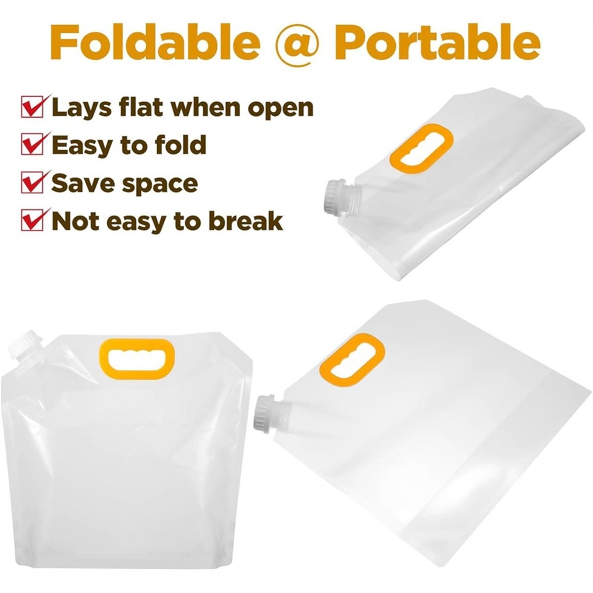 T22C 20 Pcs 1.3 Gallon Foldabl - Food Storage Emergency 评论和价格