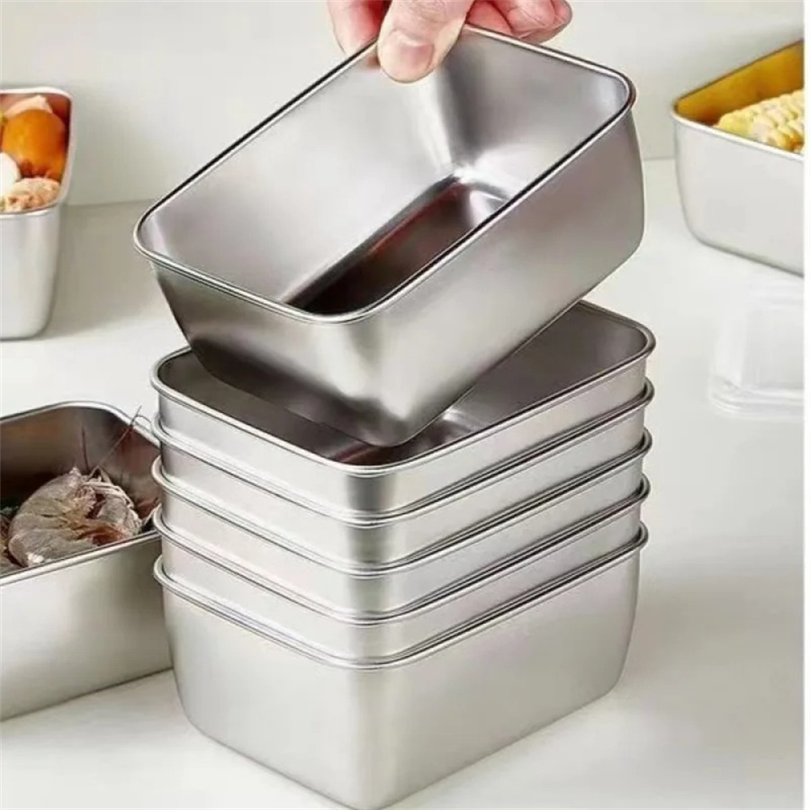 1/3/5pcs Stainless Steel Food  - Food Storage Quart 评论和价格